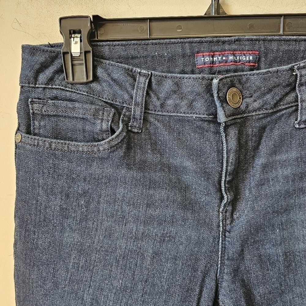 Tommy Hilfiger Darkwash Slim Crop Jeans Sz. 4 - Picture 5 of 10